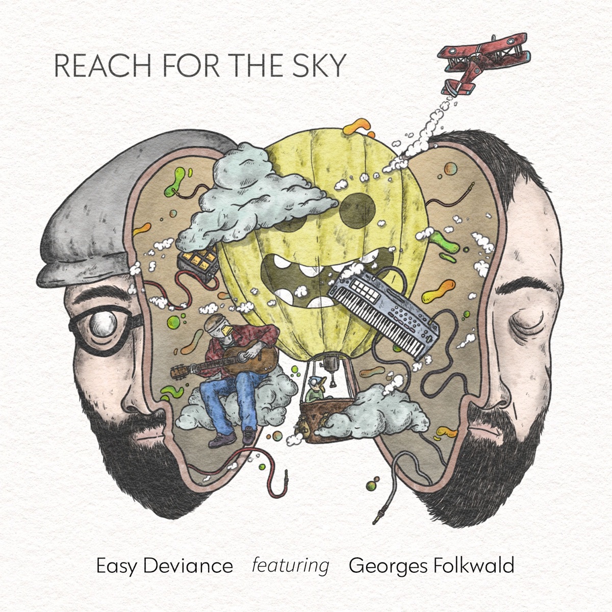 Reach for the Sky (feat. Georges Folkwald) - Single by Easy Deviance album cover