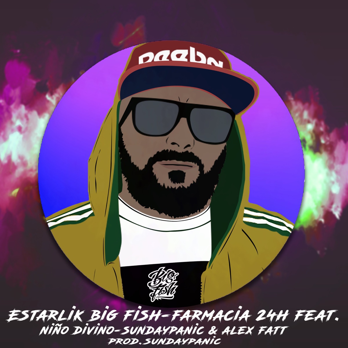 Farmacia 24h (feat. ALEX FATT) - Single by Estarlik Big Fish & Niño Divino album cover