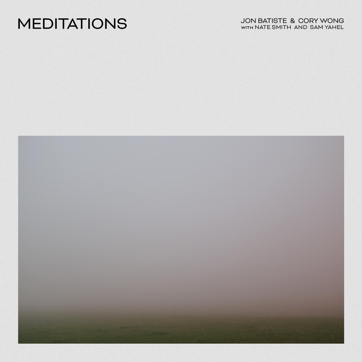 Meditations by Cory Wong & Jon Batiste album cover