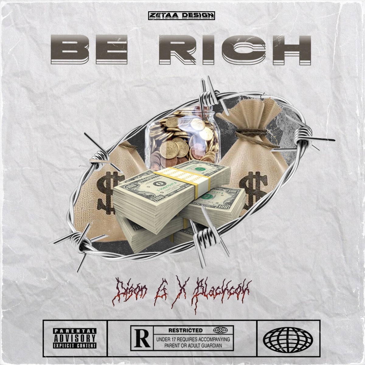 BE RICH - Single by DISON G album cover