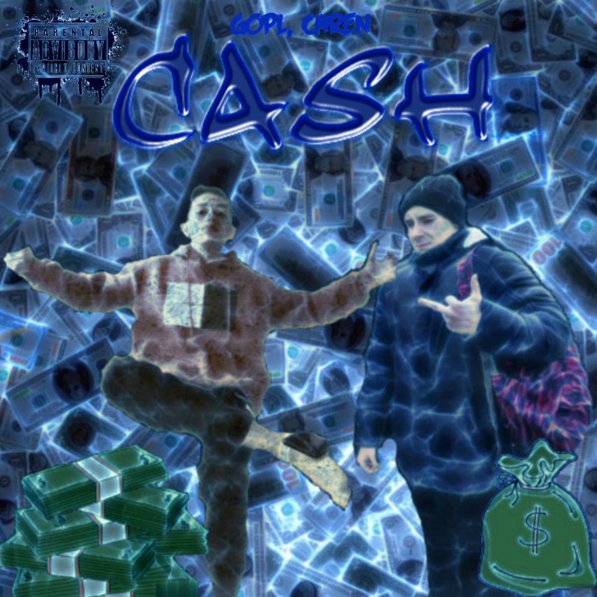 CASH (feat. Caren, chilibumba, Noddy, Ananas & Obeme) by GOPL album cover