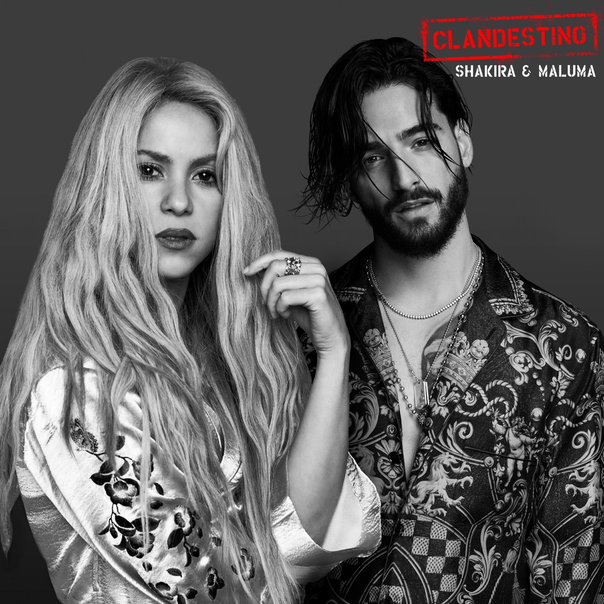 Clandestino by Shakira & Maluma album cover