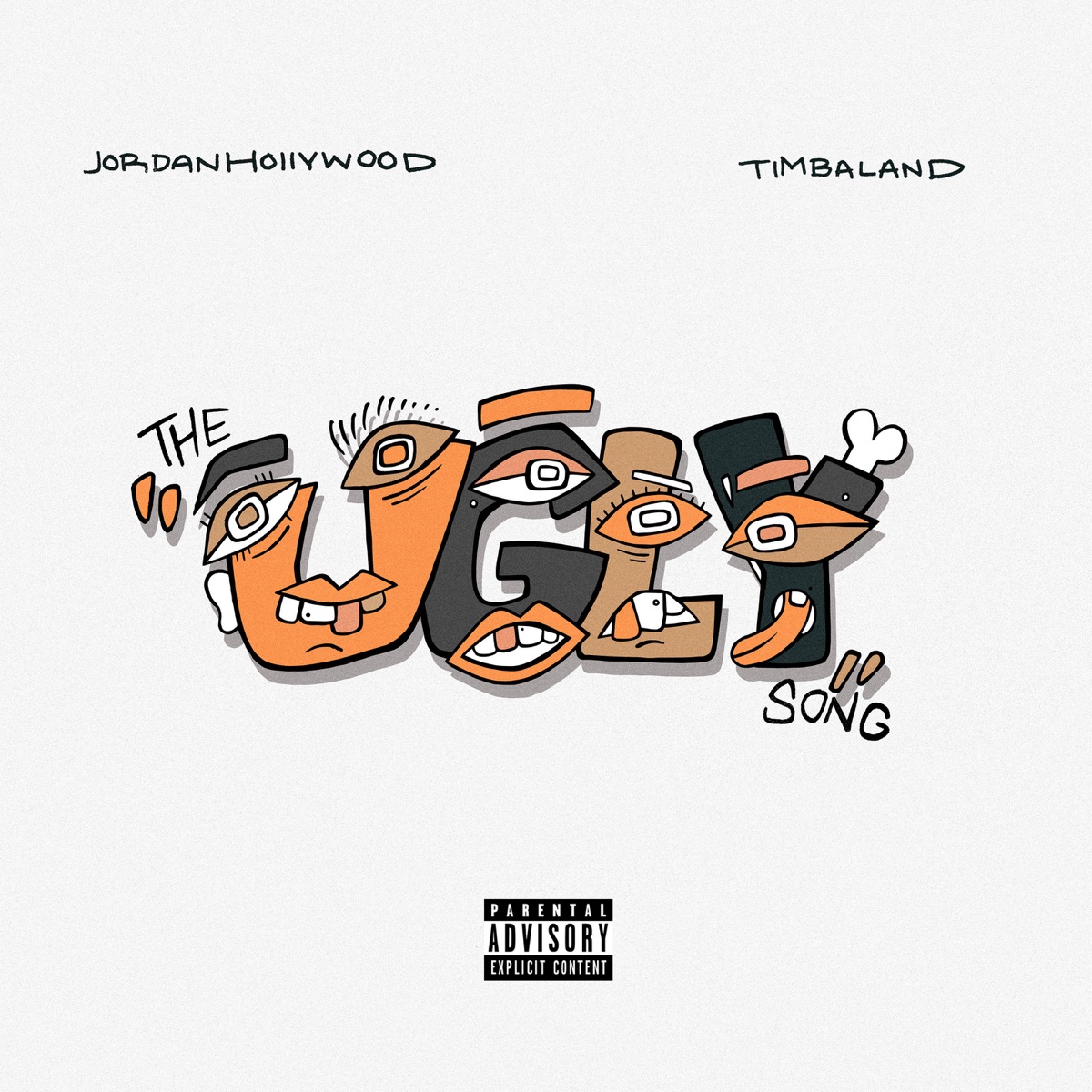The Ugly Song - Single by Jordan Hollywood & Timbaland album cover