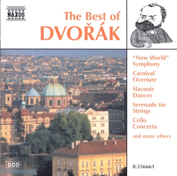 The Best of Dvorák by BBC Philharmonic, Capella Istropolitana & Slovak Philharmonic Orchestra album cover