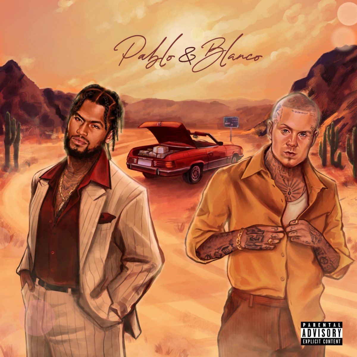 Pablo & Blanco - EP by Dave East & Millyz album cover