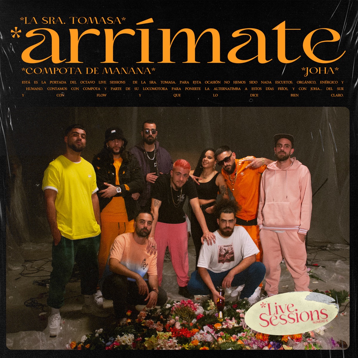 Arrímate (Live Sessions) - Single by La Sra. Tomasa, Compota de Manana & J O H A album cover