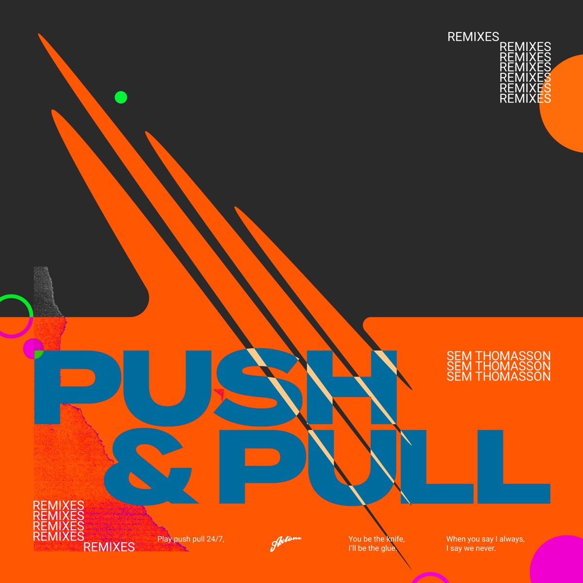 Push & Pull (Remixes) by Sem Thomasson, Simon Ray & VLTRA (IT) album cover
