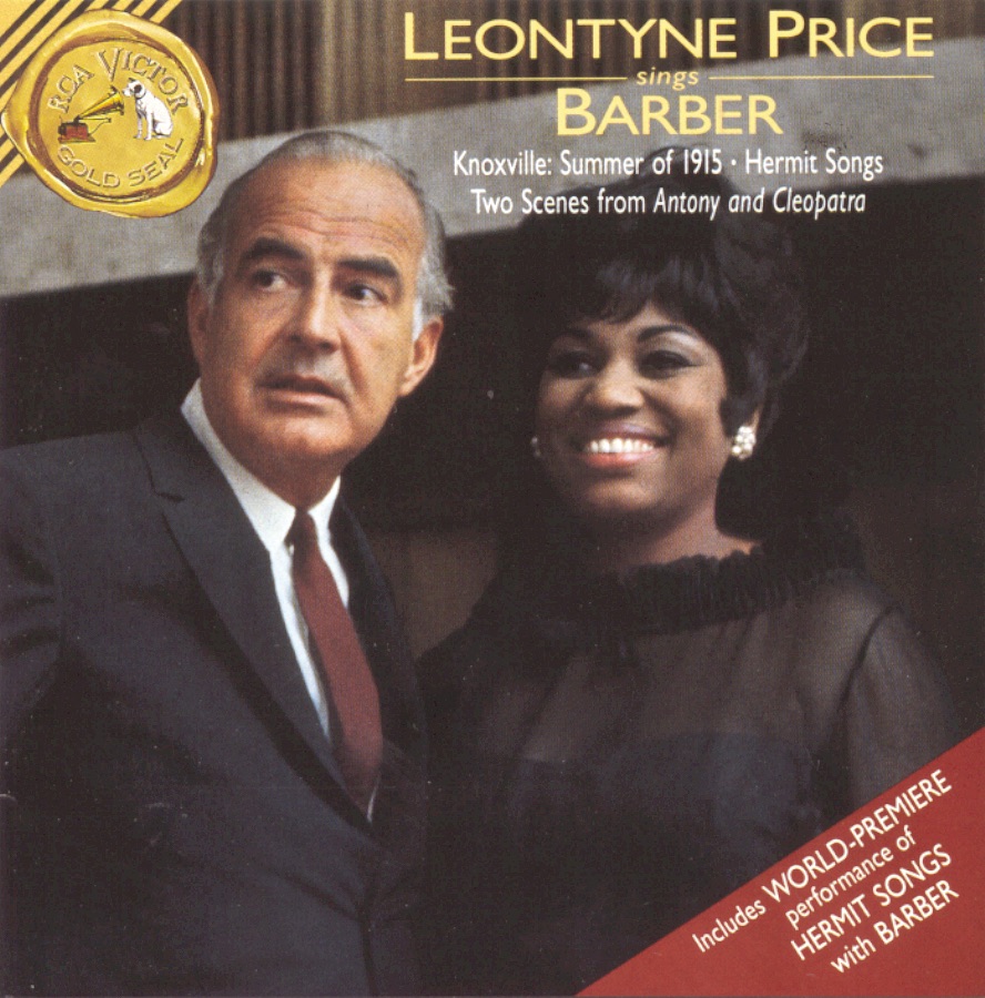 Leontyne Price Sings Barber by Leontyne Price album cover