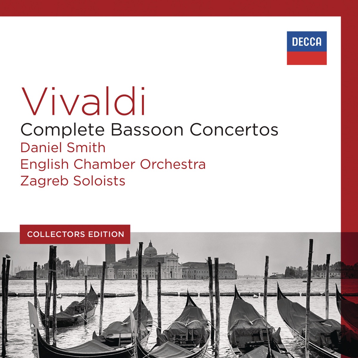 Vivaldi: Complete Bassoon Concertos by Daniel Smith, English Chamber Orchestra & Zagreb Soloists album cover