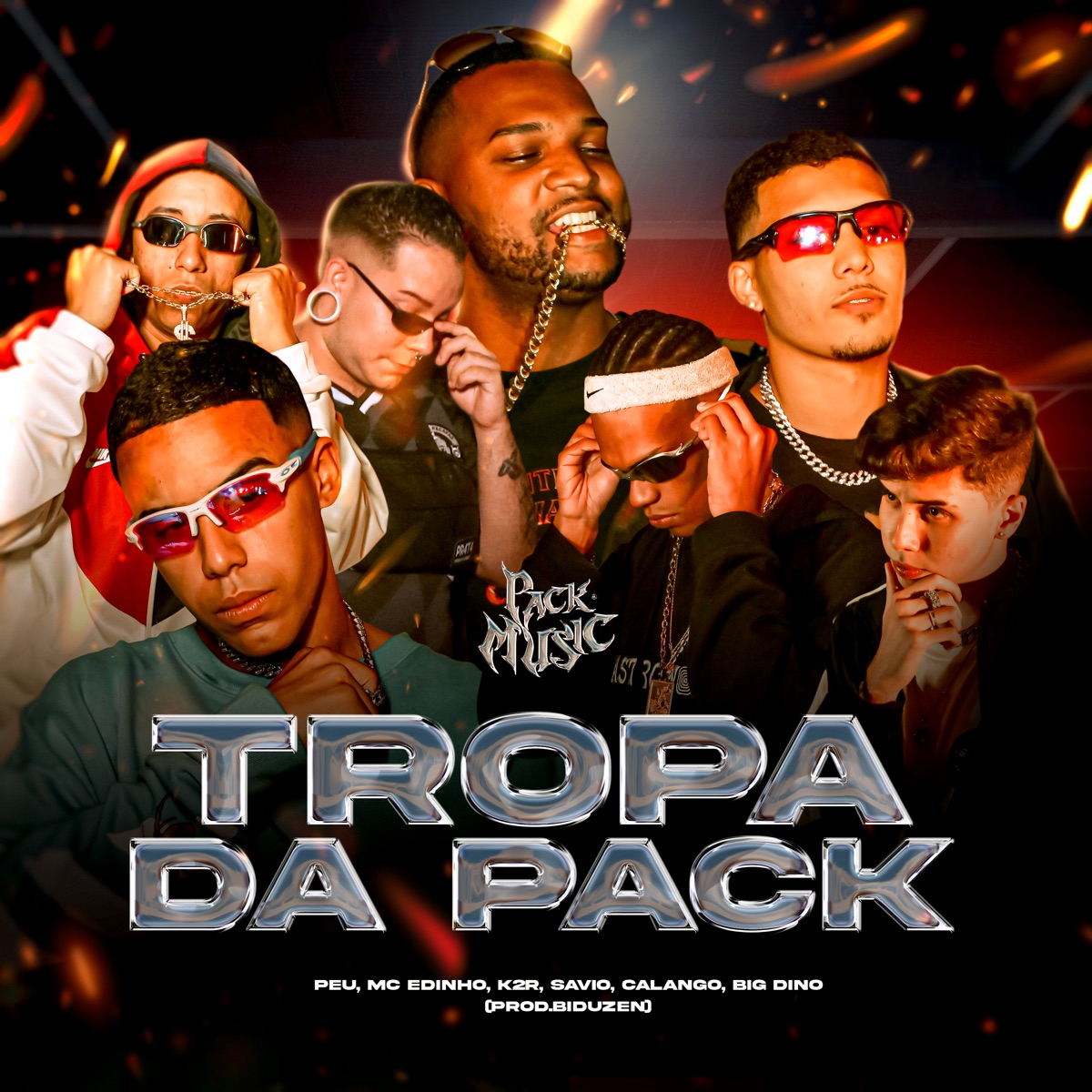 Tropa da Pack - Single by Pack Music, Savio, Peu, MC Edinho, Big Dino, K2R & Calango album cover