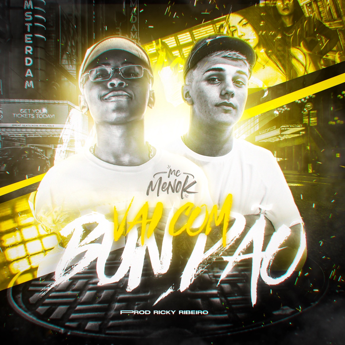 Vai Com Bundão - Single by MC Meno K & Ricky Ribeiro album cover
