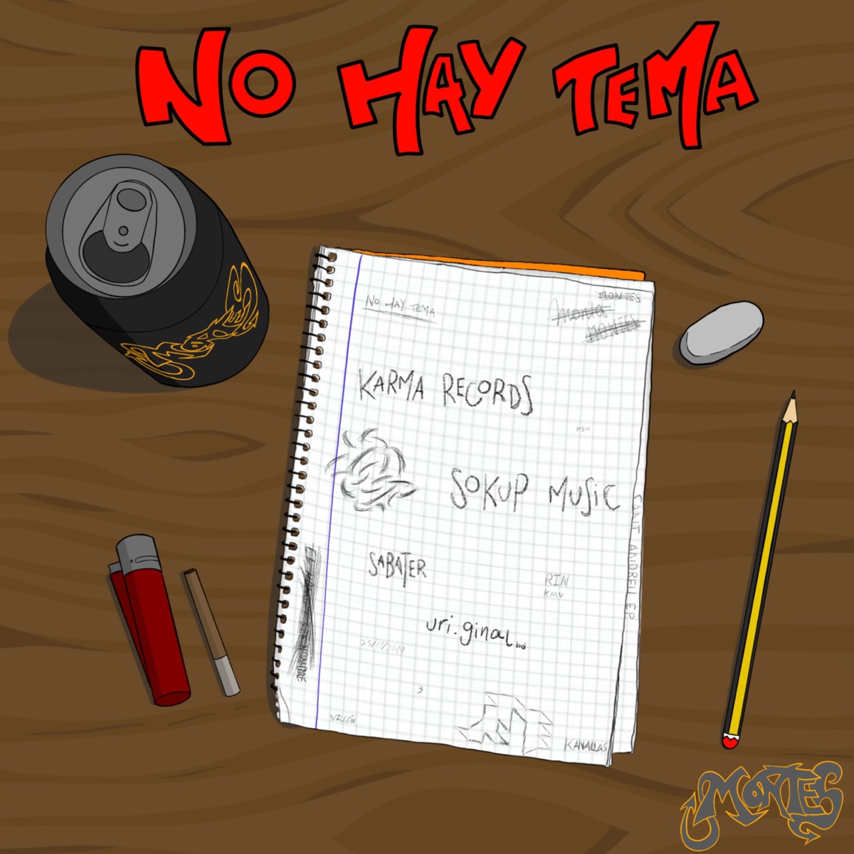No Hay Tema - Single by K. Montes album cover