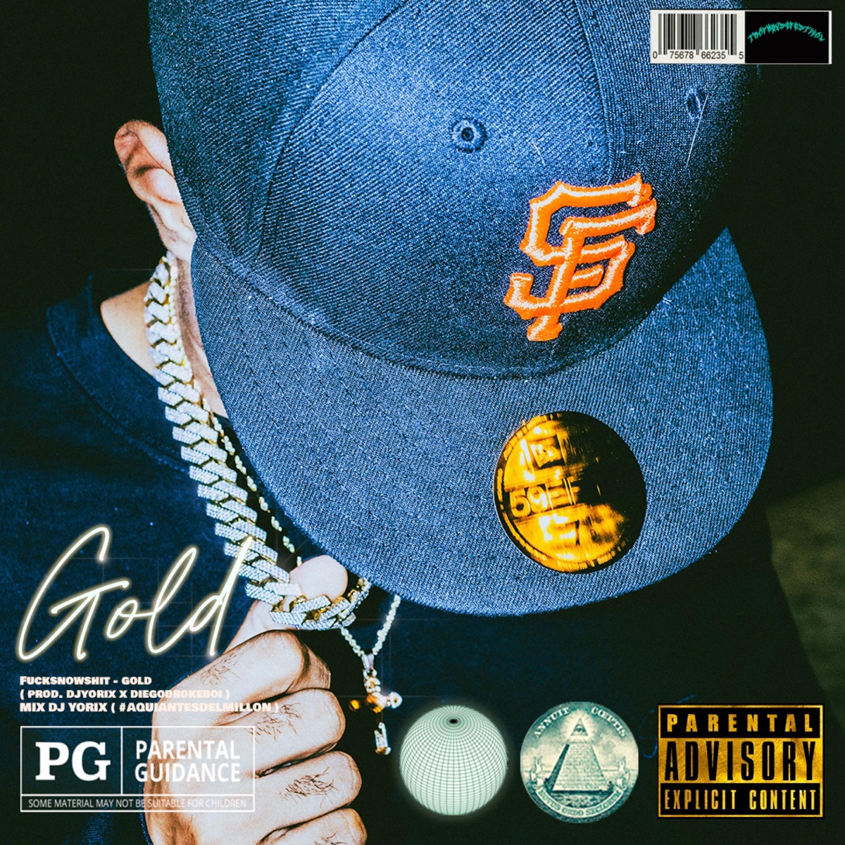 GOLD - Single by Fucksnowshit album cover