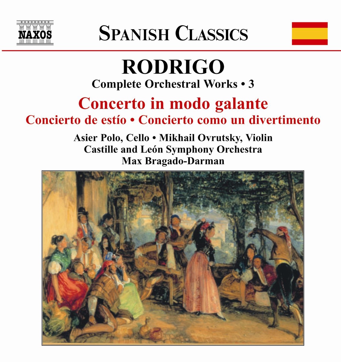 Rodrigo: Concierto in modo galante - Concierto de Estio by Asier Polo, Max Bragado Darman, Castile And Leon Symphony Orchestra & Mikhail Ovrutsky album cover