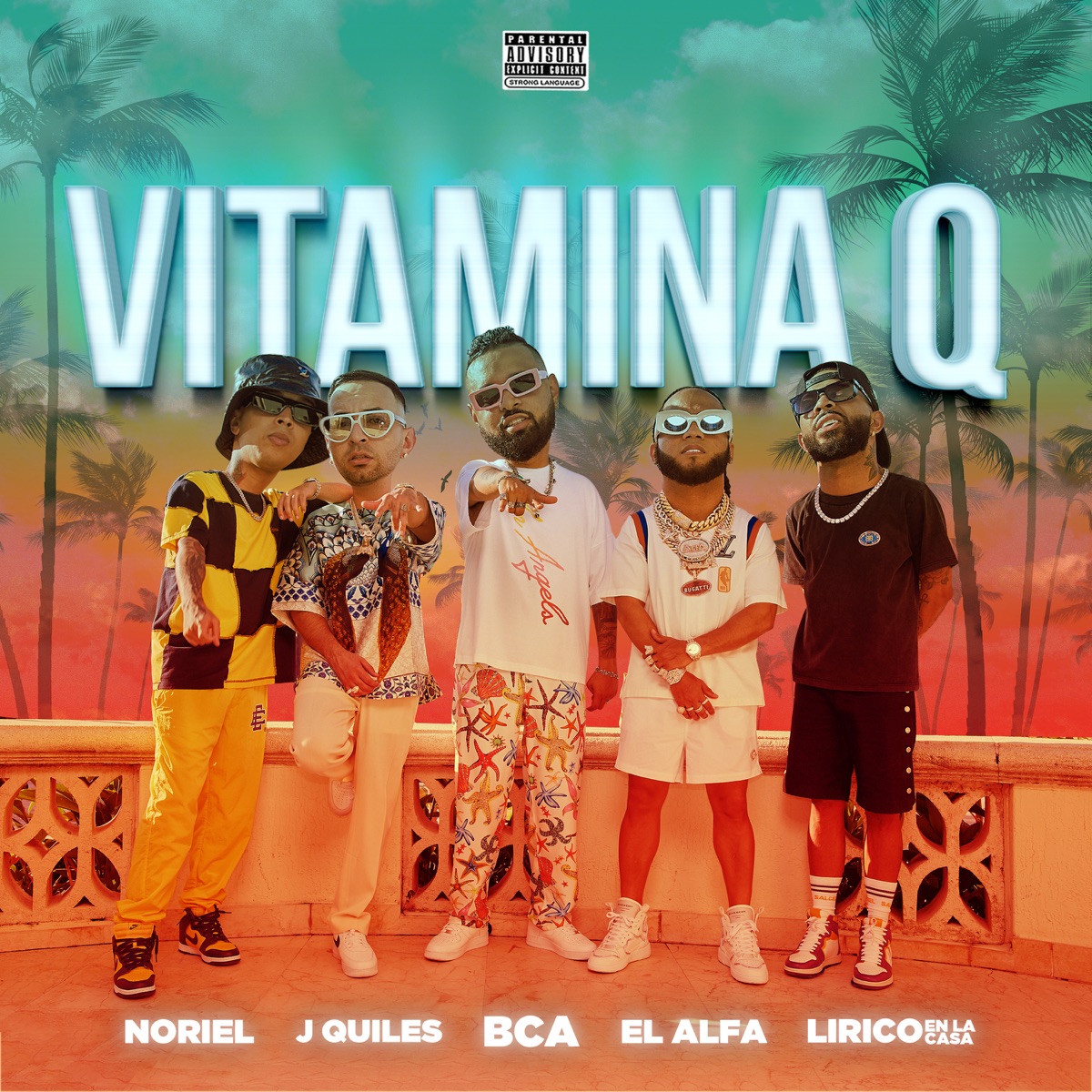 Vitamina Q (feat. Justin Quiles & Lirico En La Casa) - Single by BCA, Noriel & El Alfa album cover