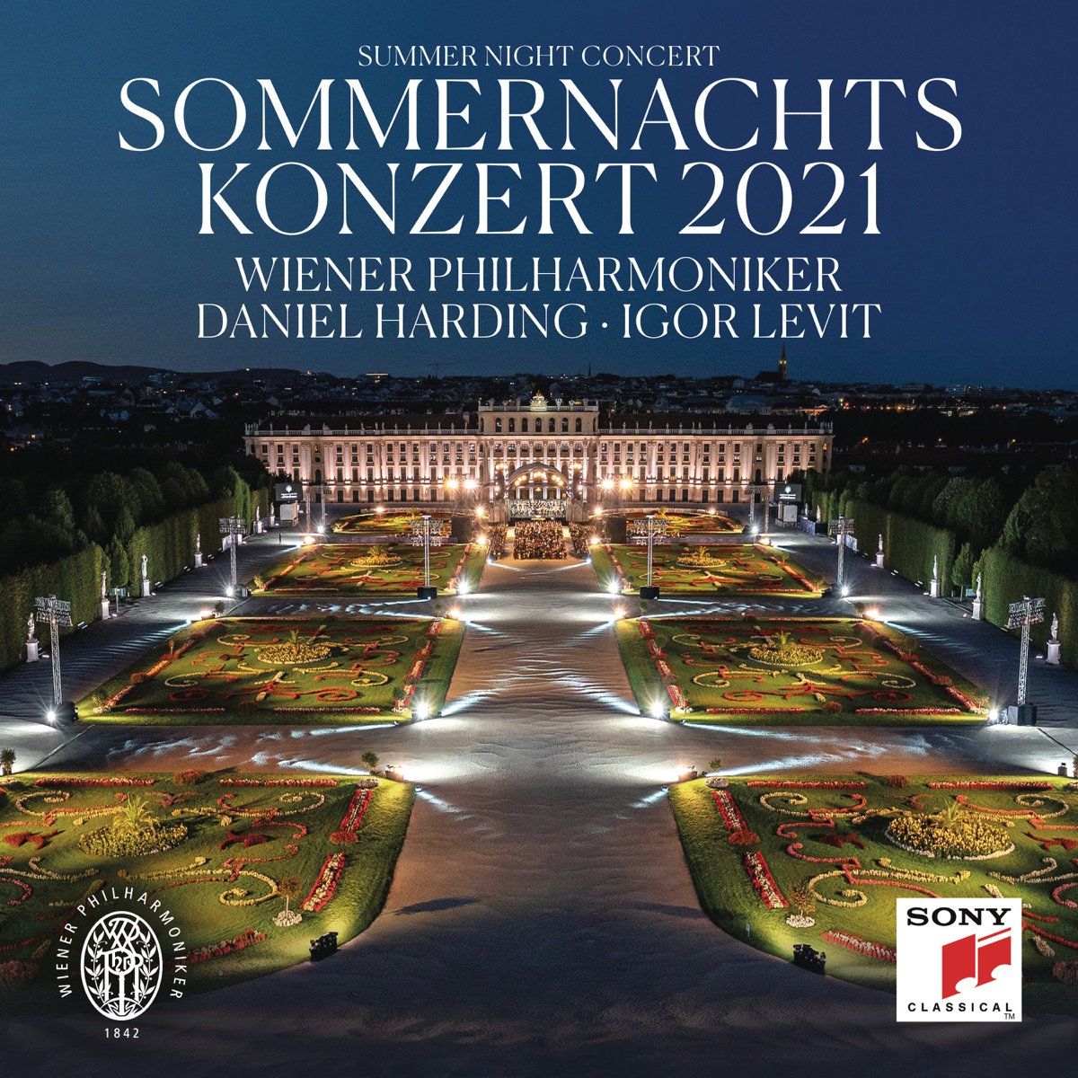 Sommernachtskonzert 2021 / Summer Night Concert 2021 by Daniel Harding, Vienna Philharmonic & Igor Levit album cover