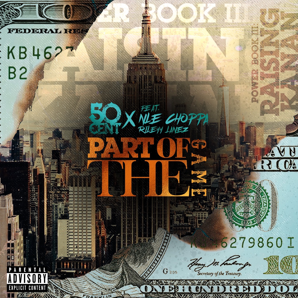 Part Of The Game (feat. NLE Choppa & Rileyy Lanez) - Single by 50 Cent album cover
