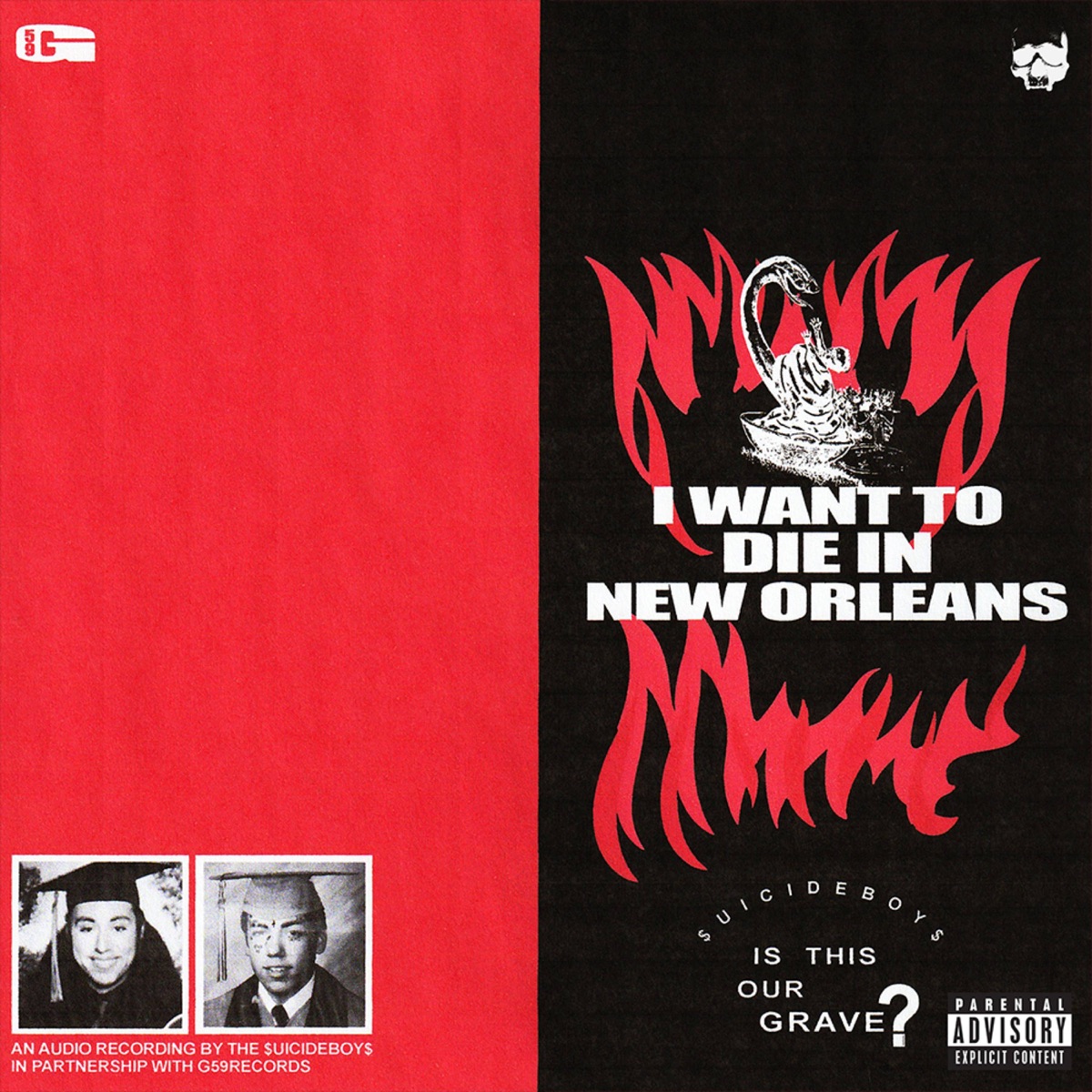 I Want to Die in New Orleans by $uicideboy$ album cover