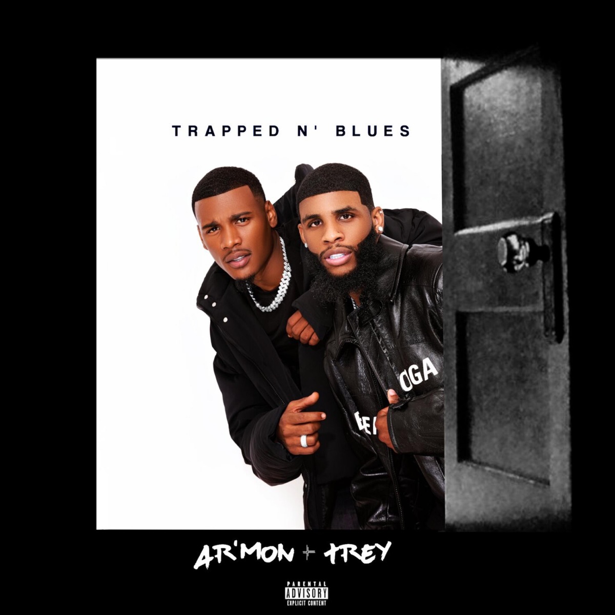Trapped N Blues by Ar'mon & Trey album cover