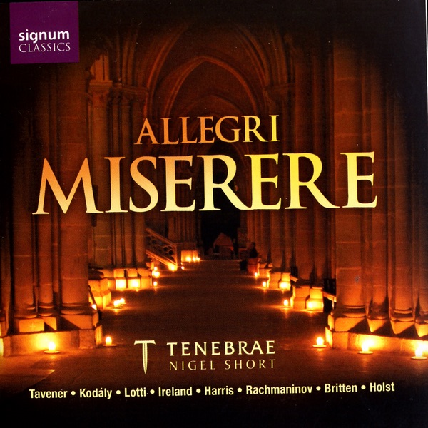 Allegri Miserere by Tenebrae album cover