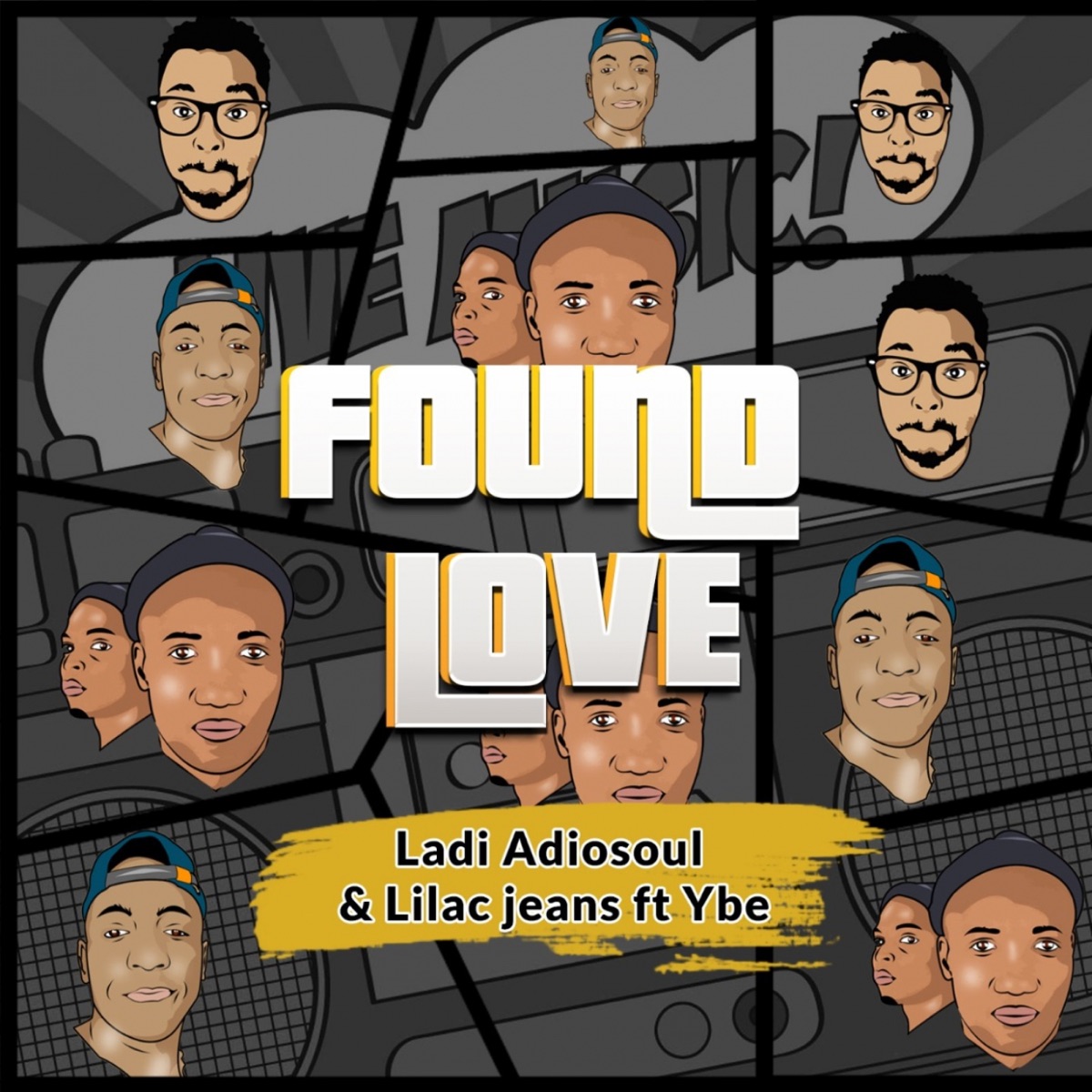 Found Love (feat. Ybe) - Single by Lilac Jeans & Ladi Adiosoul album cover