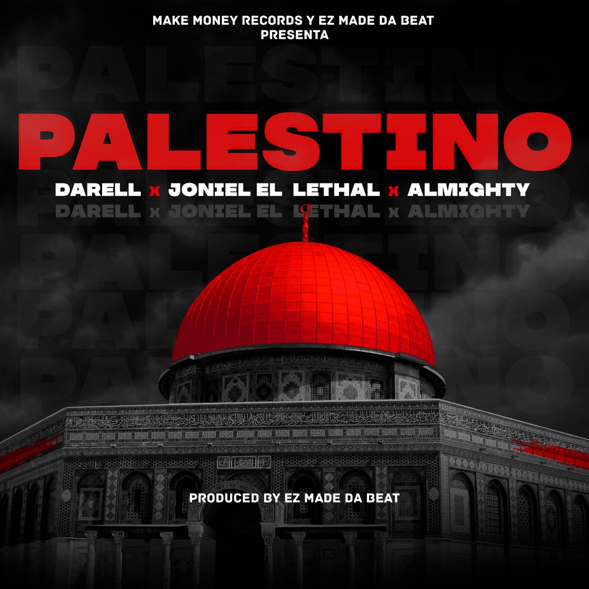 Palestino (feat. Ez El Ezeta) - Single by Joniel, Almighty & Darell album cover