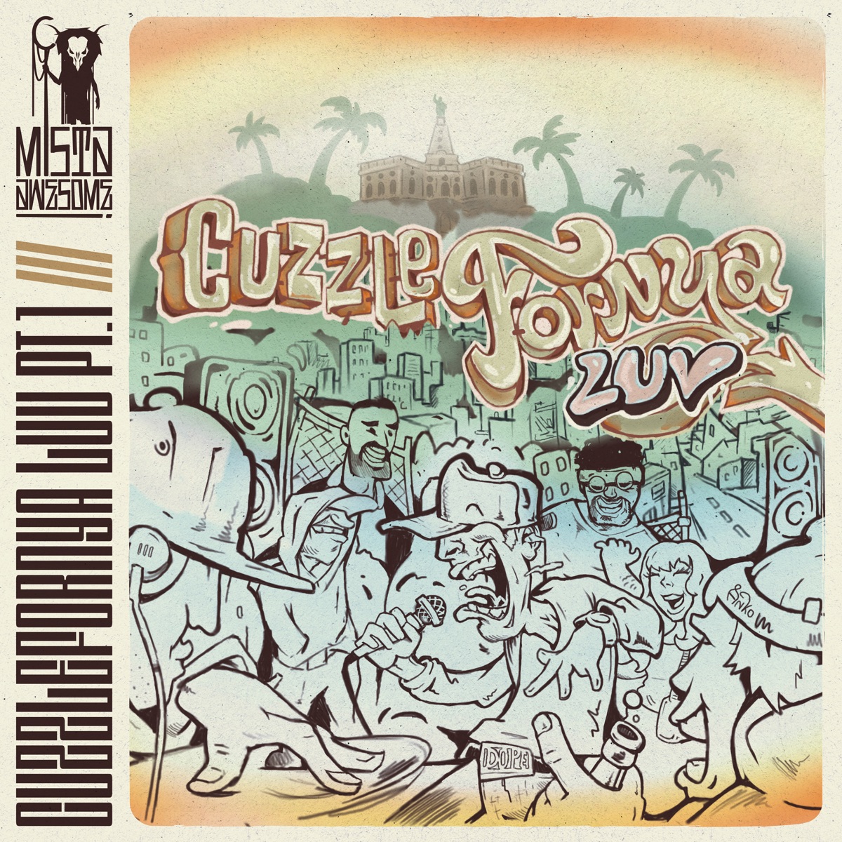 Cuzzlefornya Luv, Pt. 1 by Mista Awesome album cover