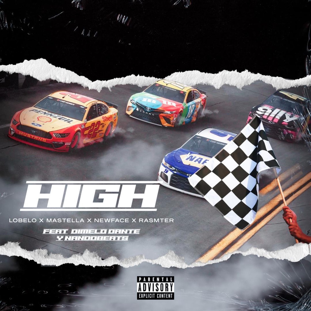 HIGH (feat. MASTELLA, Kristian Newface, Ramster, Dimelo Dante & Nando) - Single by LOBELO album cover