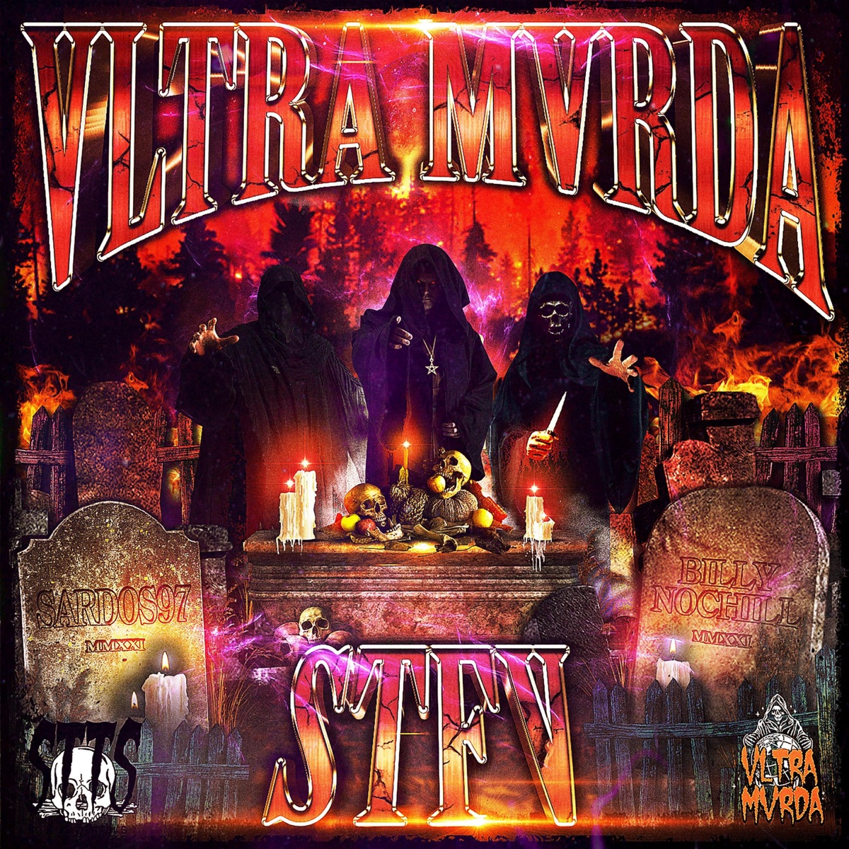 Stfu - Single by Ultra Murda, Sardos97 & Billy Nochill album cover