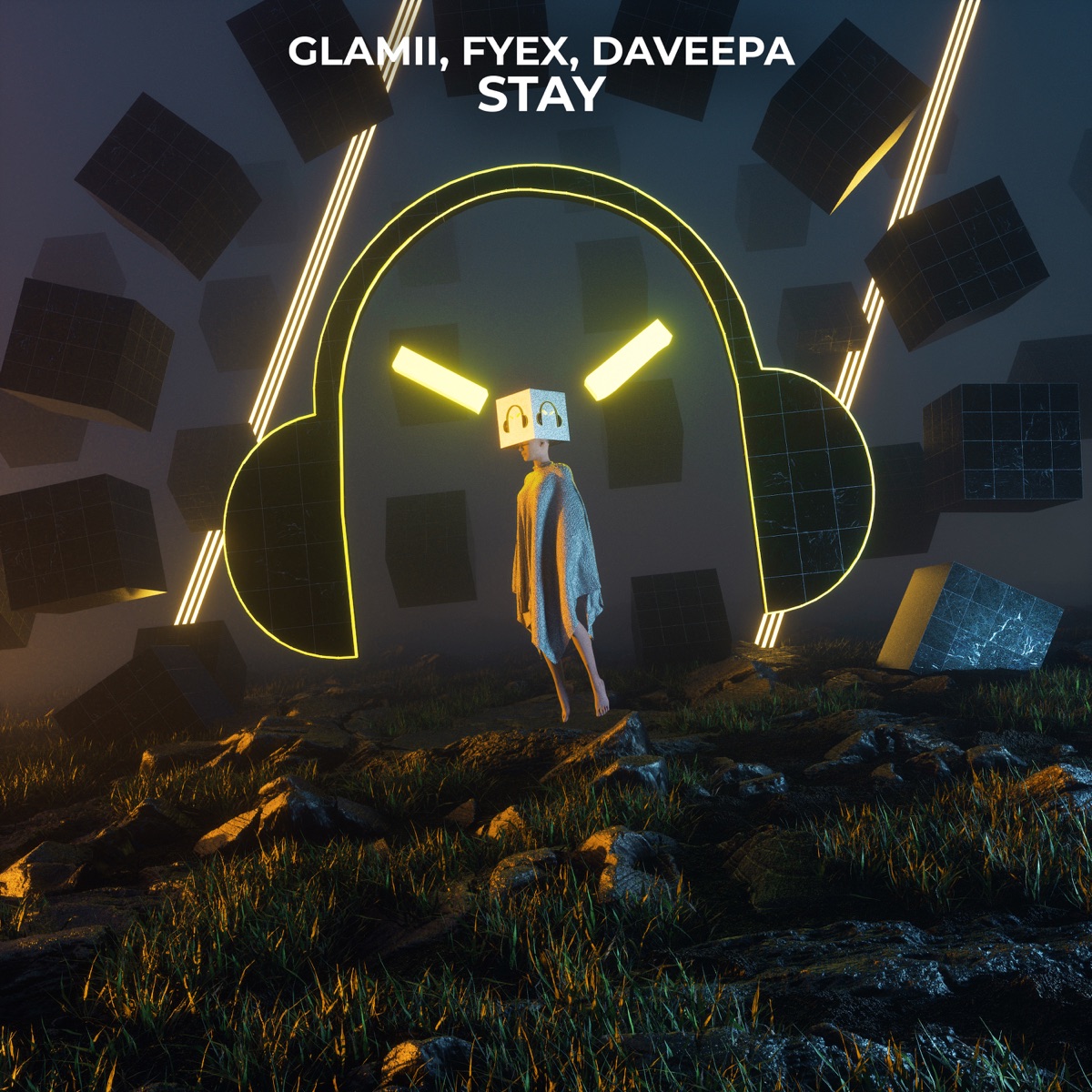 Stay (feat. Izaya) - Single by Glamii, Fyex & Daveepa album cover