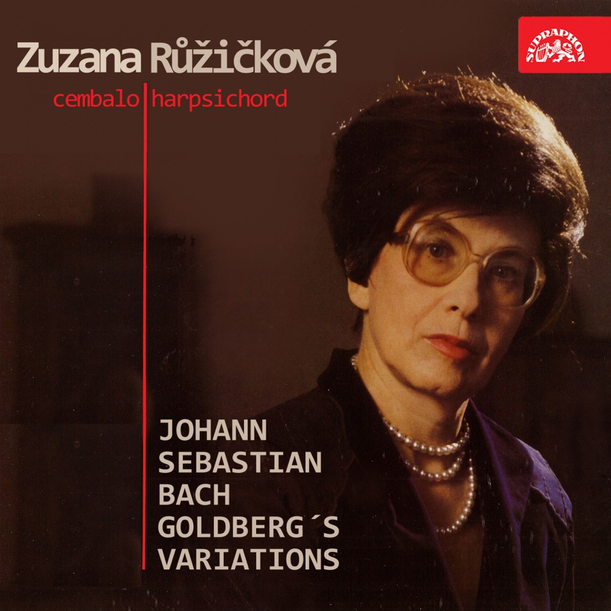 Bach: Goldberg's Variations by Zuzana Růžičková album cover