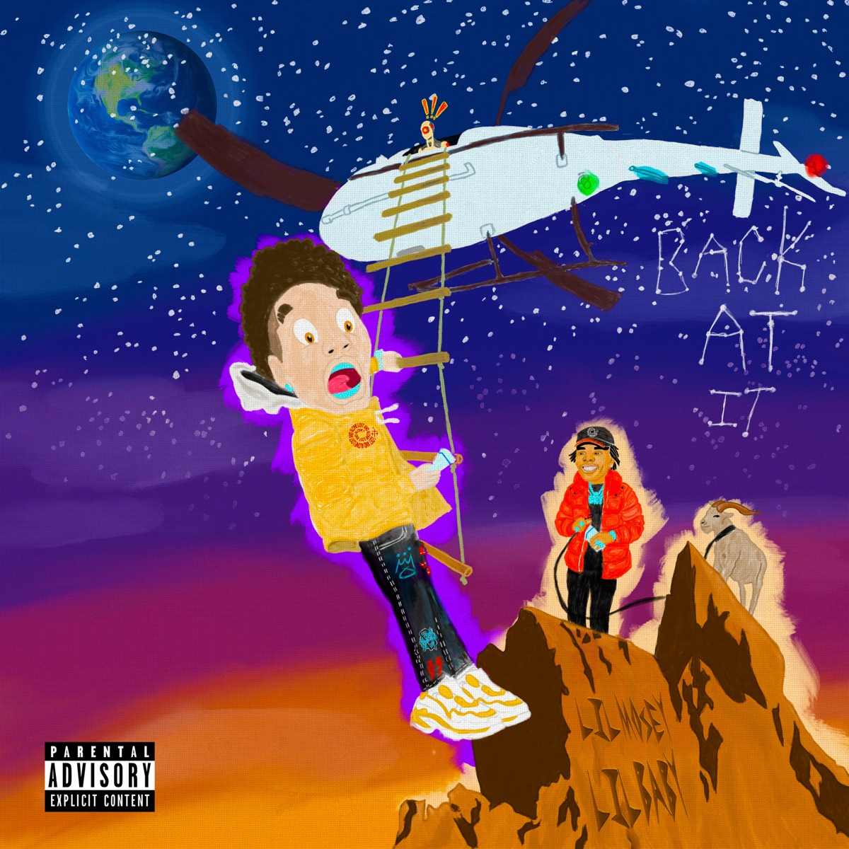 Back At It (feat. Lil Baby) - Single by Lil Mosey album cover artwork