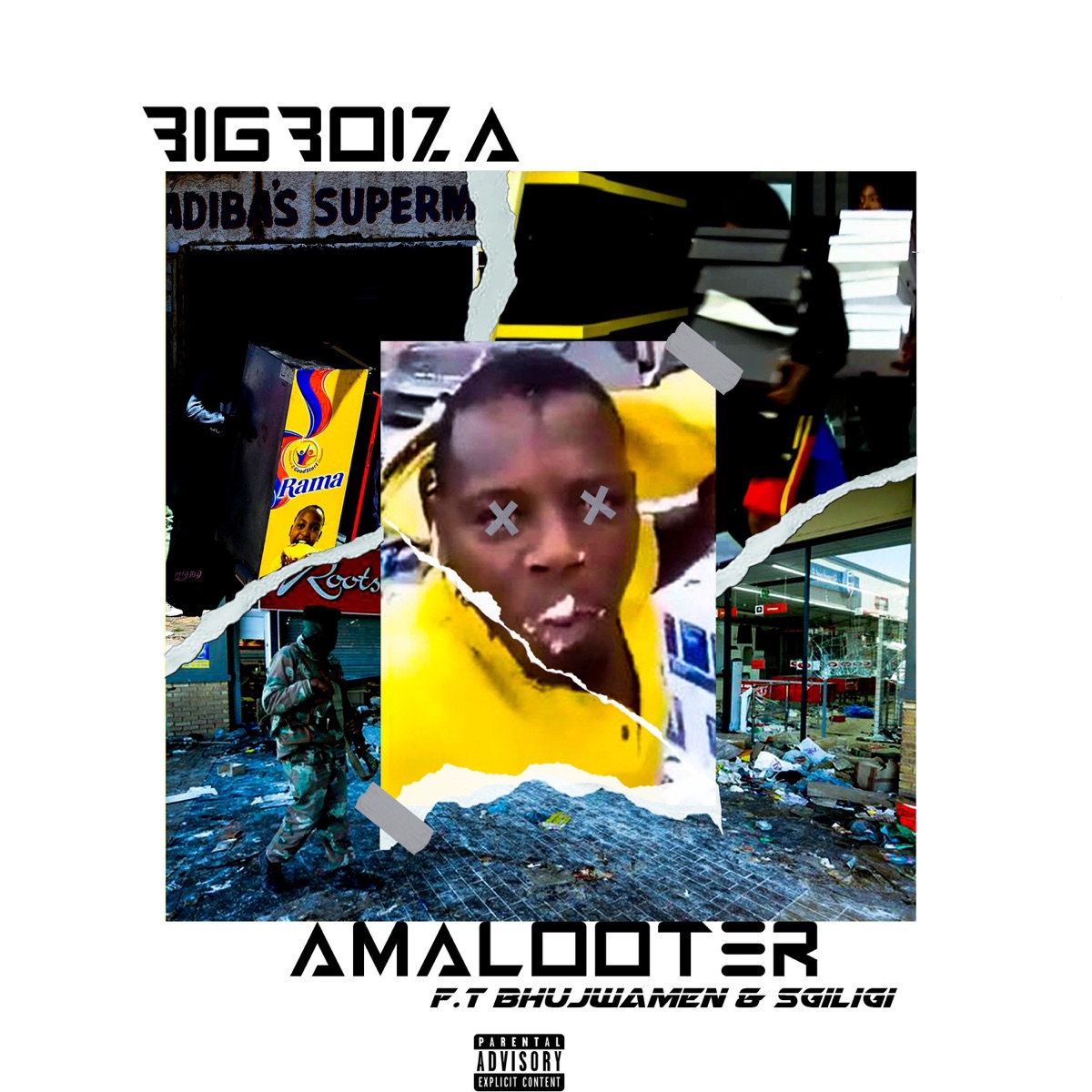 Amalooter (feat. Sgiligi, Bhujwamen & Fanele Mdletshe) - Single by Big Boiza & Bruce Mathebula album cover