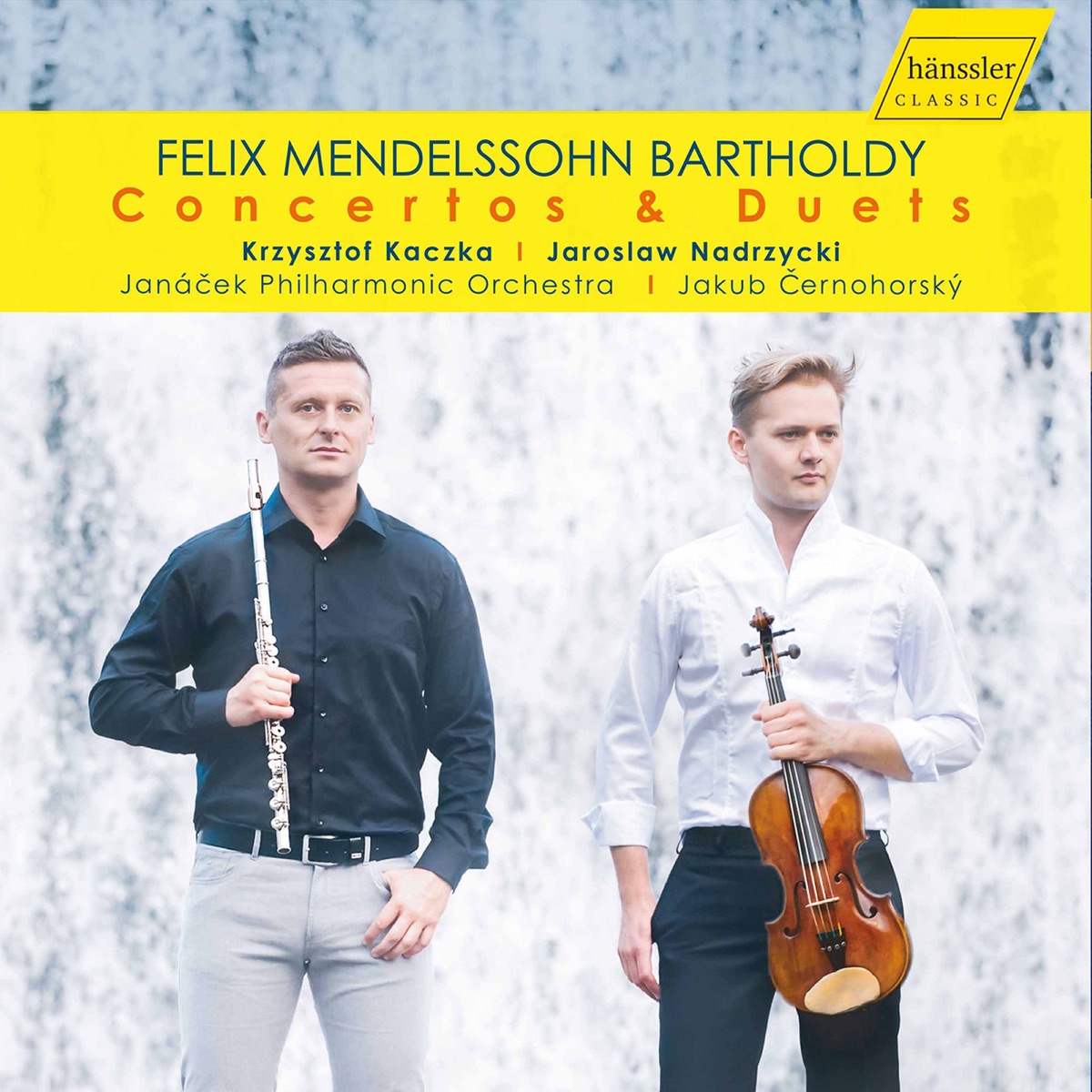 Mendelssohn: Concertos & Duets by Jaroslaw Nadrzycki, Krzysztof Kaczka, Janáček Philharmonic Orchestra & Jakub Černohorský album cover