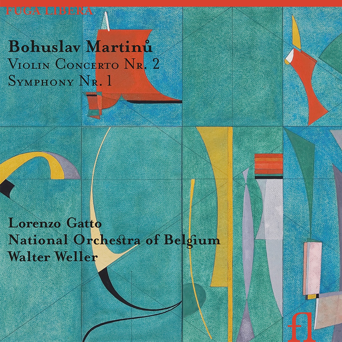 Martinů: Violin Concerto No. 2 & Symphony No. 1 by Lorenzo Gatto, National Orchestra of Belgium & Walter Weller album cover
