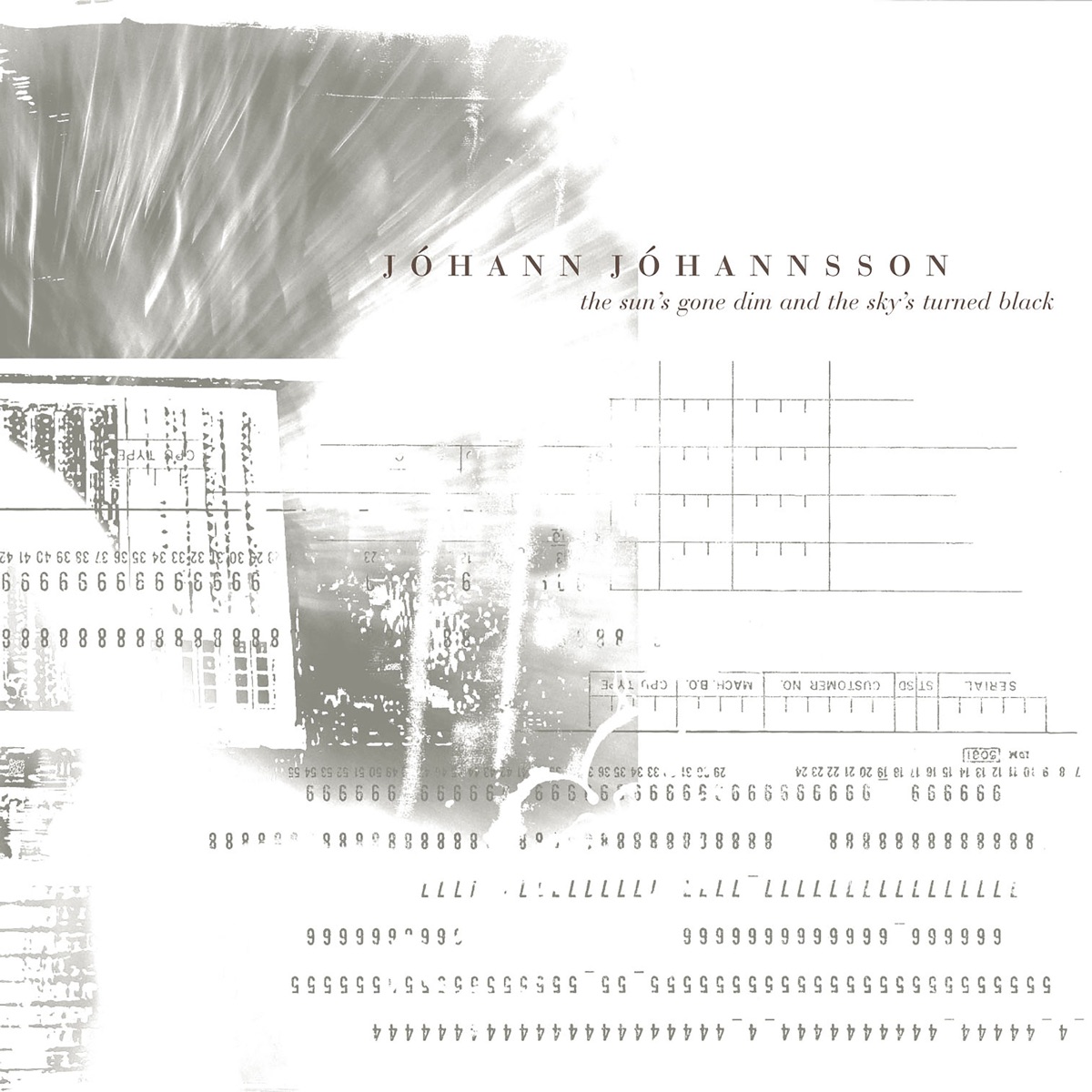 The Sun’s Gone Dim and the Sky’s Turned Black by Jóhann Jóhannsson album cover