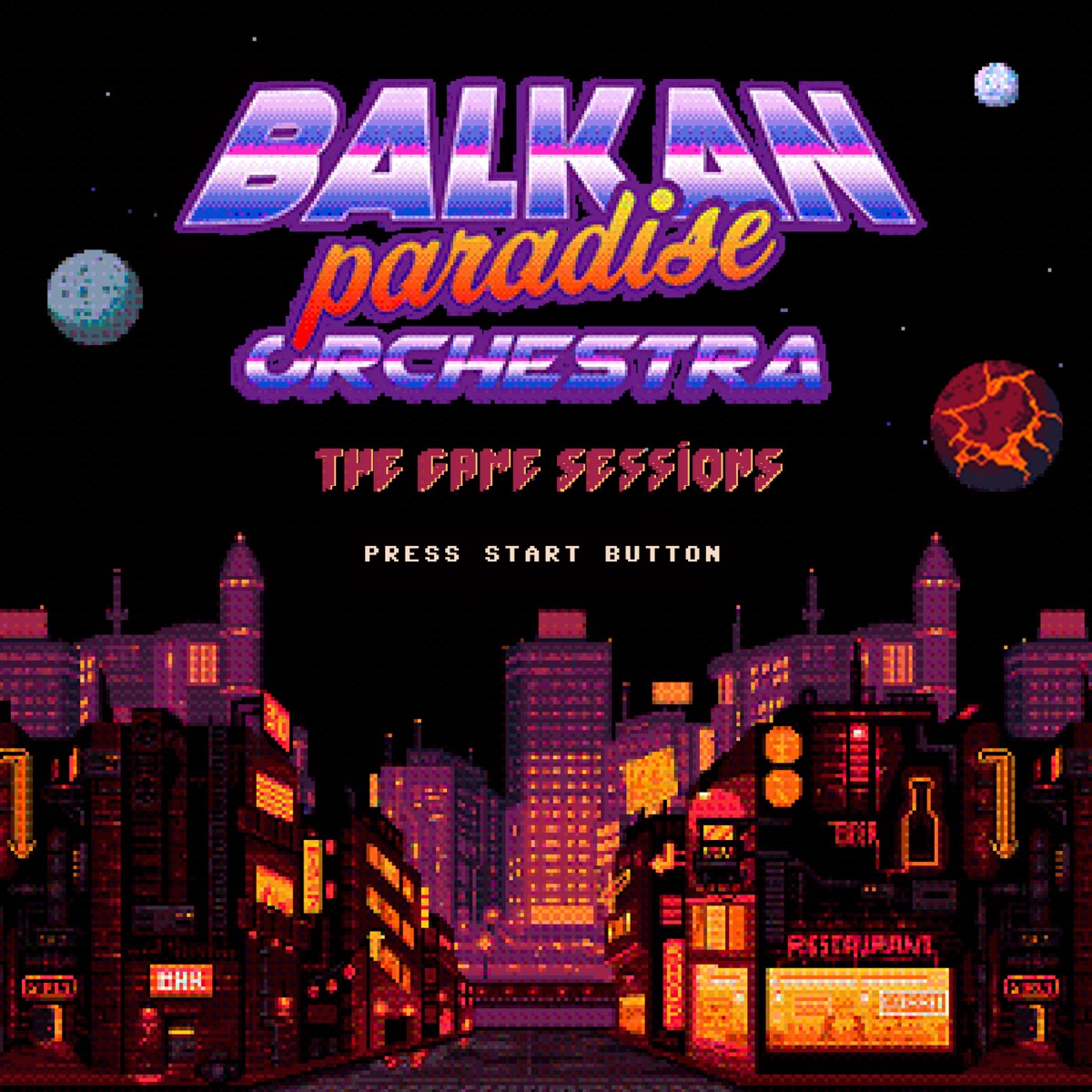Game Sessions - EP by Balkan Paradise Orchestra album cover