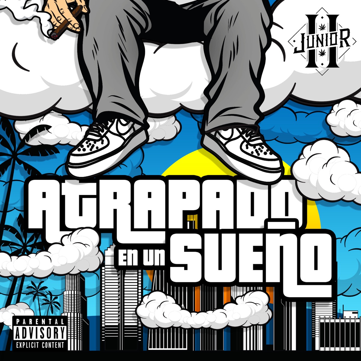 Atrapado en un Sueño (Deluxe) by Junior H album cover artwork