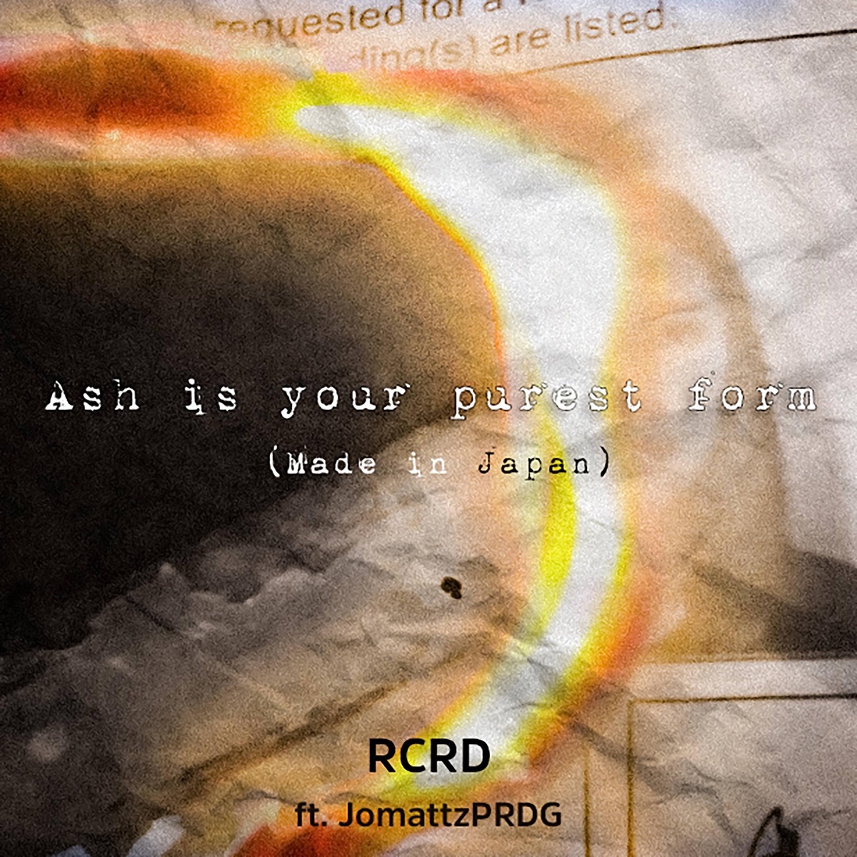 ash is your purest form (Made in Japan) (feat. JomattzPRDG) - Single by RCRD album cover