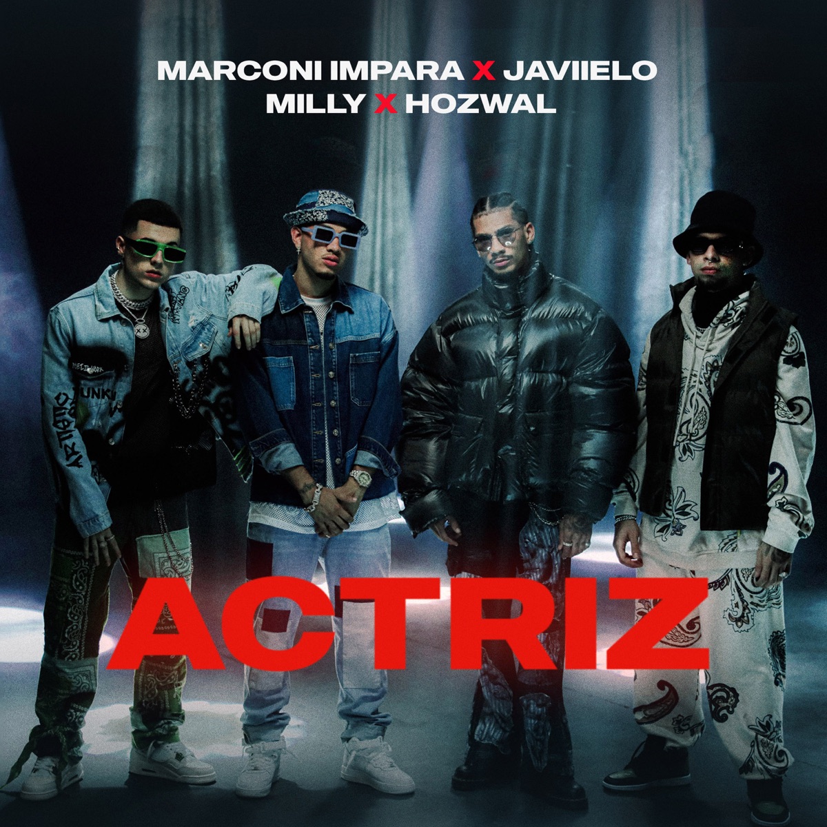 Actriz (feat. Hozwal) - Single by Marconi Impara, Javiielo & Milly album cover