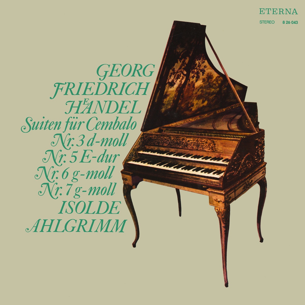 Händel: Suiten für Cembalo (2021 Remastered Version) by Isolde Ahlgrimm album cover
