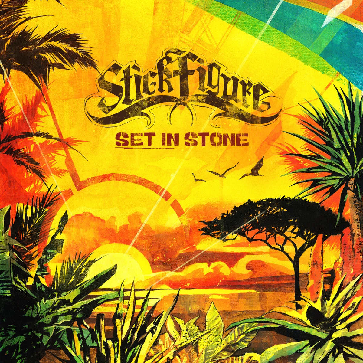 Set in Stone by Stick Figure album cover