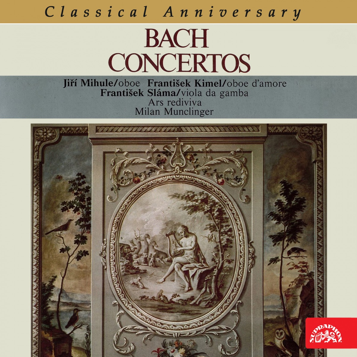 Bach: Concertos by Jiří Mihule, Josef Hála, Viktor Moučka, František Sláma, František Pošta, František Kimel, Milan Munclinger & Ars Rediviva album cover