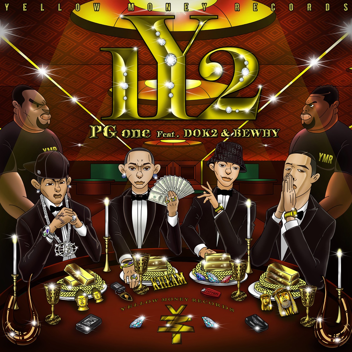 1Y2 (feat. Dok2 & BewhY) - Single by PG One & Yellow Money album cover