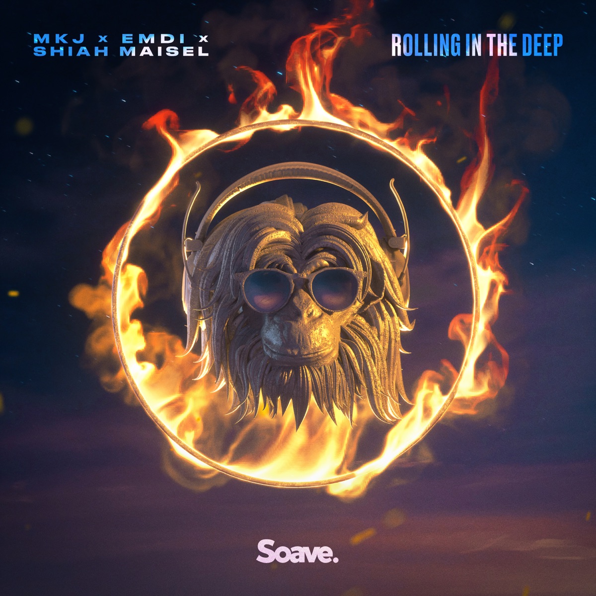 Rolling In the Deep - Single by MKJ, EMDI & Shiah Maisel album cover