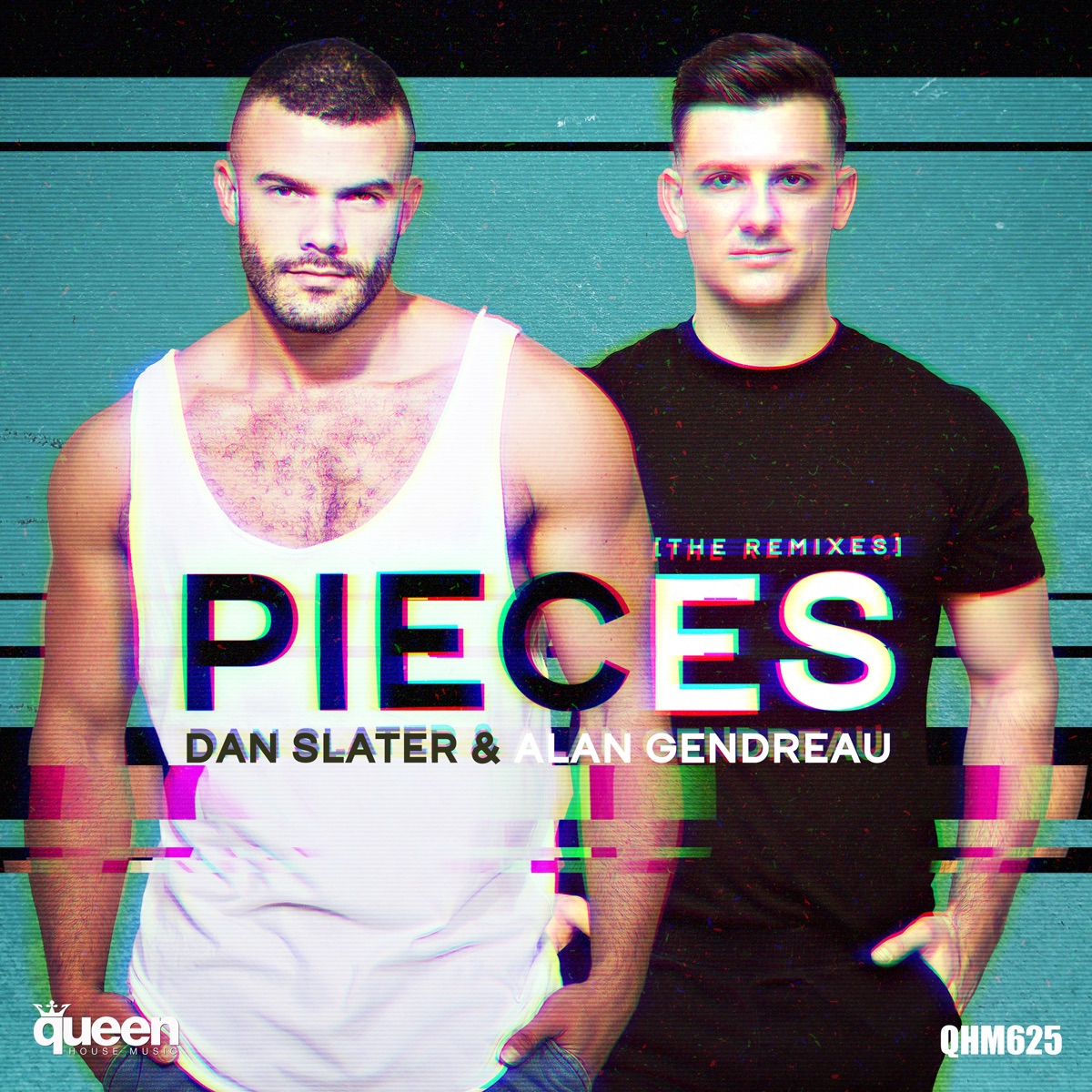 Pieces (The Remixes) by Dan Slater & Alan Gendreau album cover