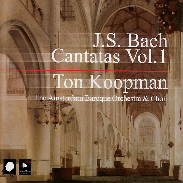 J.S. Bach: Cantatas Vol. 1 by Amsterdam Baroque Choir, Amsterdam Baroque Orchestra & Ton Koopman album cover