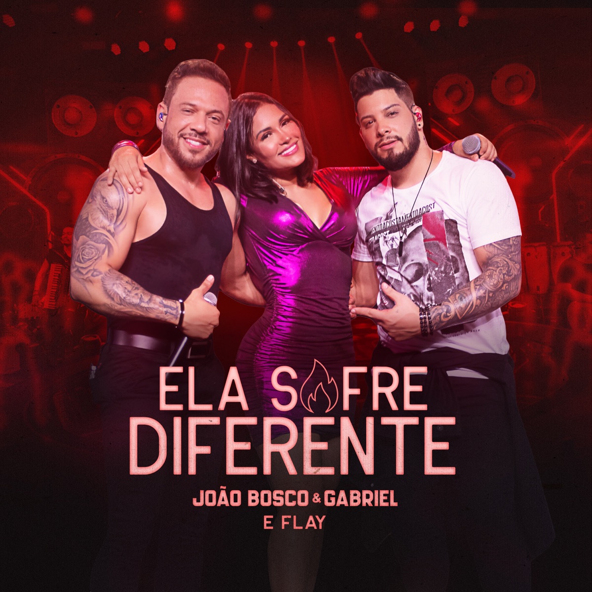 Ela Sofre Diferente (feat. Flay) [Ao Vivo] - Single by João Bosco & Gabriel album cover
