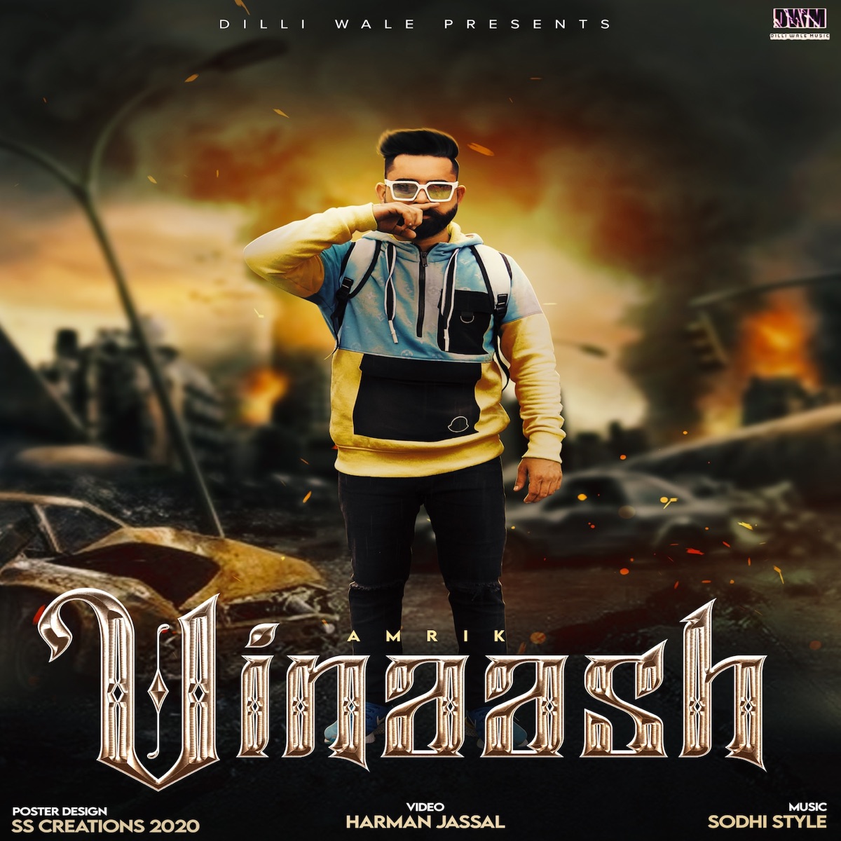 Vinaash - Single by Amrik album cover