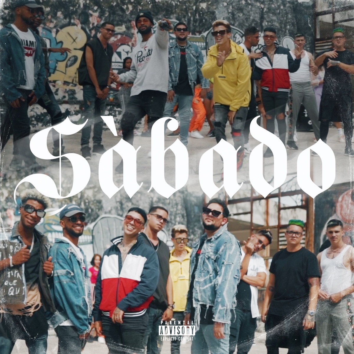 SABADO (feat. Jay Song, C. Dave, Sr.Brown, Amel, Yeyfer La Cruz, LEMUELL & Alex Diaz) - Single by Recvoluxion Boyz, July Roby & Yarini album cover